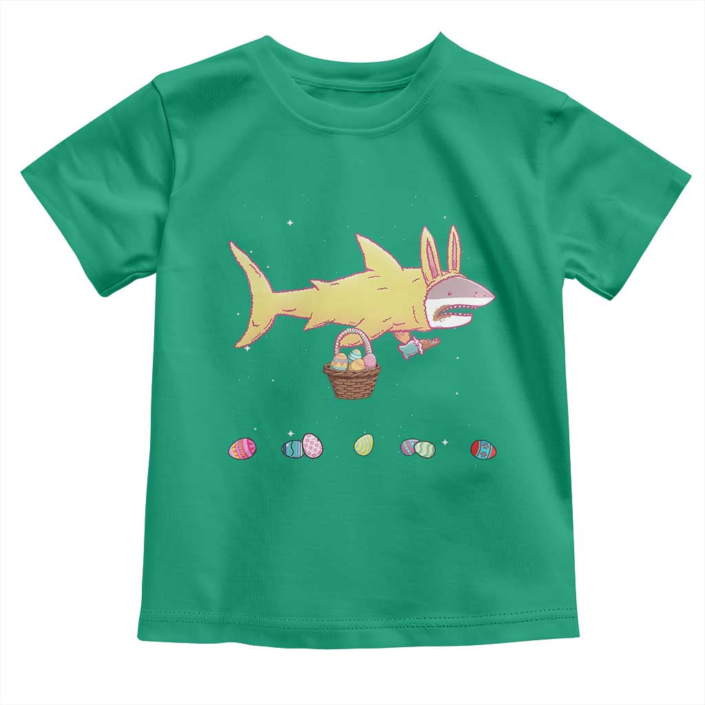 Funny Shark Easter Toddler T Shirt Cute Bunny Ears Eggs Hunting Teens Boys Kids - Wonder Print Shop