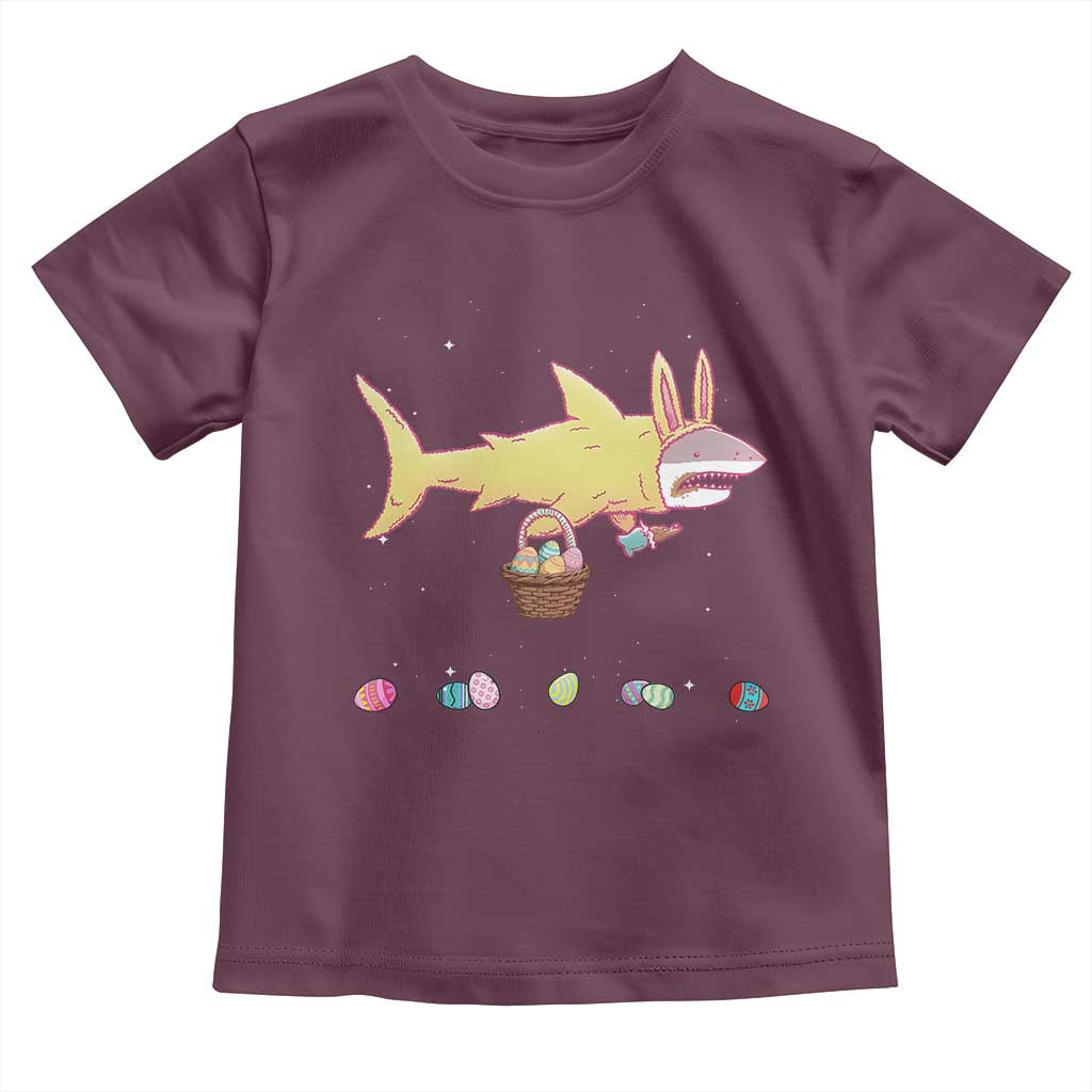 Funny Shark Easter Toddler T Shirt Cute Bunny Ears Eggs Hunting Teens Boys Kids - Wonder Print Shop