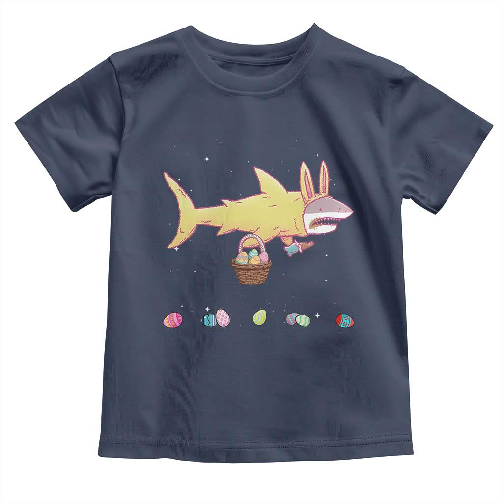 Funny Shark Easter Toddler T Shirt Cute Bunny Ears Eggs Hunting Teens Boys Kids - Wonder Print Shop