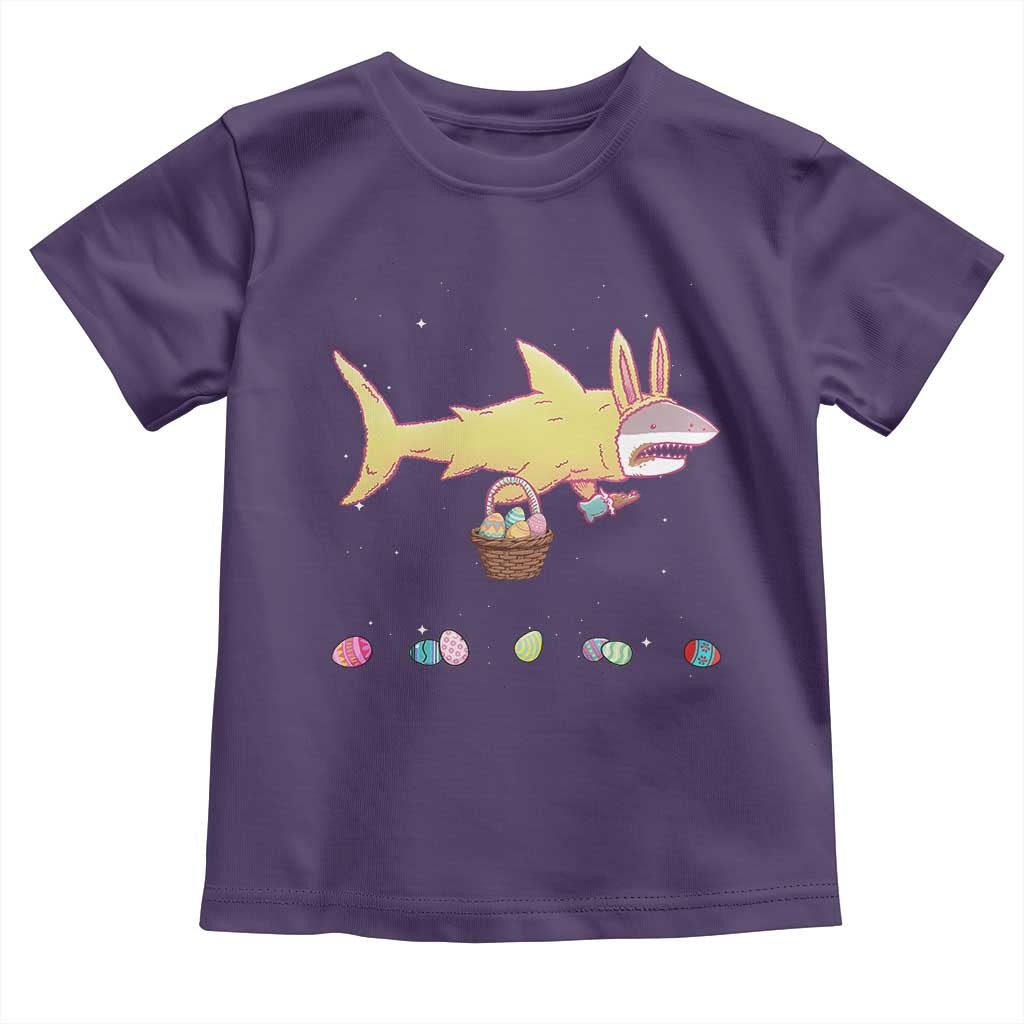Funny Shark Easter Toddler T Shirt Cute Bunny Ears Eggs Hunting Teens Boys Kids - Wonder Print Shop