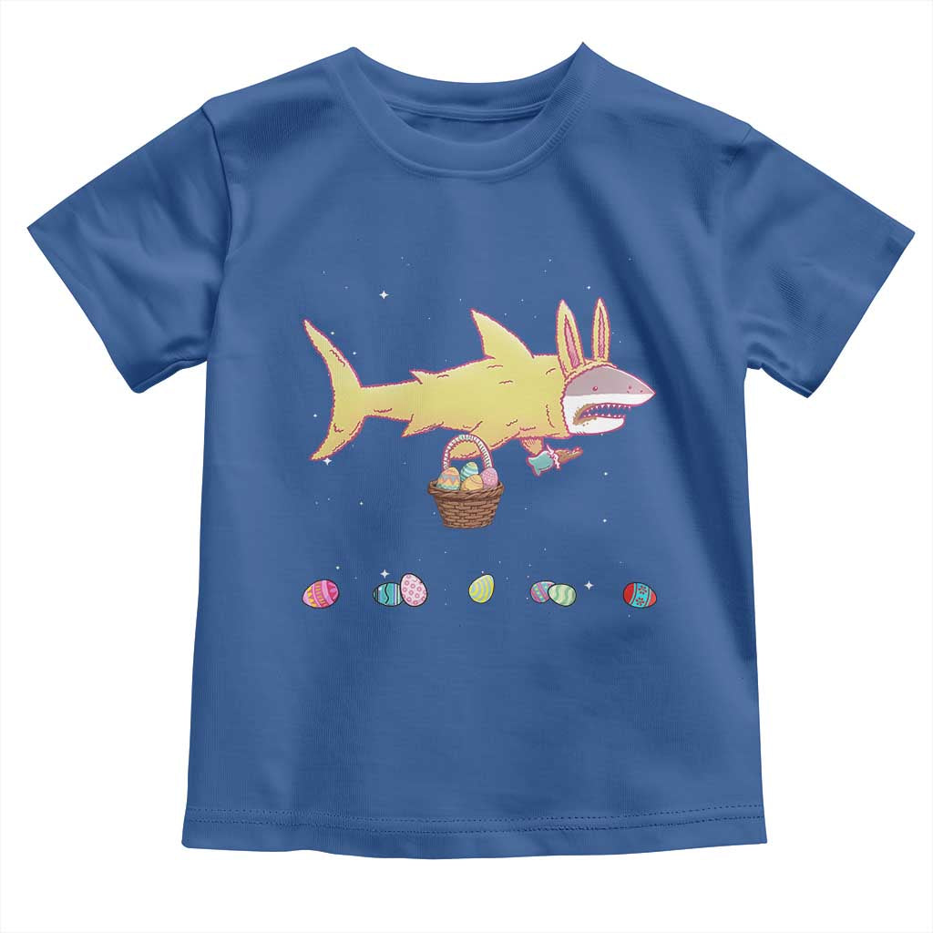 Funny Shark Easter Toddler T Shirt Cute Bunny Ears Eggs Hunting Teens Boys Kids - Wonder Print Shop