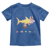 Funny Shark Easter Toddler T Shirt Cute Bunny Ears Eggs Hunting Teens Boys Kids - Wonder Print Shop