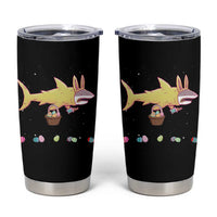 Funny Shark Easter Tumbler Cup Cute Bunny Ears Eggs Hunting Teens Boys Kids - Wonder Print Shop