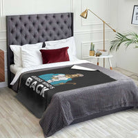 Guess Whos Back Throw Blanket Funny Religious Jesus Back Cute Bunny - Wonder Print Shop
