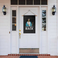 Guess Whos Back Garden Flag Funny Religious Jesus Back Cute Bunny - Wonder Print Shop