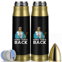 Guess Whos Back Bullet Tumbler Funny Religious Jesus Back Cute Bunny - Wonder Print Shop