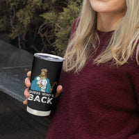 Guess Whos Back Tumbler Cup Funny Religious Jesus Back Cute Bunny - Wonder Print Shop