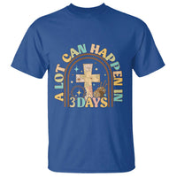 A lot can Happen in 3 Days T Shirt Retro Christian Easter Family