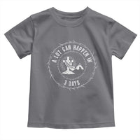 Easter Cross Toddler T Shirt A Lot Can Happen In 3 Days Jesus Christian