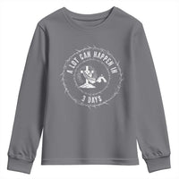 Easter Cross Youth Sweatshirt A Lot Can Happen In 3 Days Jesus Christian