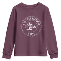 Easter Cross Youth Sweatshirt A Lot Can Happen In 3 Days Jesus Christian