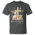 He Is Risen Easter T Shirt Lamb Flowers Cross