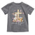 He Is Risen Easter Toddler T Shirt Lamb Flowers Cross