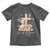 He Is Risen Easter Toddler T Shirt Lamb Flowers Cross