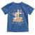 He Is Risen Easter Toddler T Shirt Lamb Flowers Cross