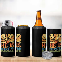 Retro Easter 4 in 1 Can Cooler Tumbler Jesus He is Risen Matthew 28:6 Bible Verse Kids - Wonder Print Shop