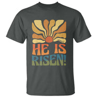 Retro Easter T Shirt Jesus He is Risen Matthew 28:6 Bible Verse Kids - Wonder Print Shop