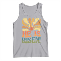 Retro Easter Tank Top Jesus He is Risen Matthew 28:6 Bible Verse Kids - Wonder Print Shop