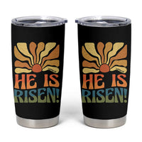 Retro Easter Tumbler Cup Jesus He is Risen Matthew 28:6 Bible Verse Kids - Wonder Print Shop