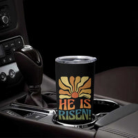 Retro Easter Tumbler Cup Jesus He is Risen Matthew 28:6 Bible Verse Kids - Wonder Print Shop
