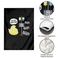 Bunny Nurse Garden Flag Funny Peep Nursing Easter Nurse Gift - Wonder Print Shop