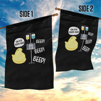 Bunny Nurse Garden Flag Funny Peep Nursing Easter Nurse Gift - Wonder Print Shop