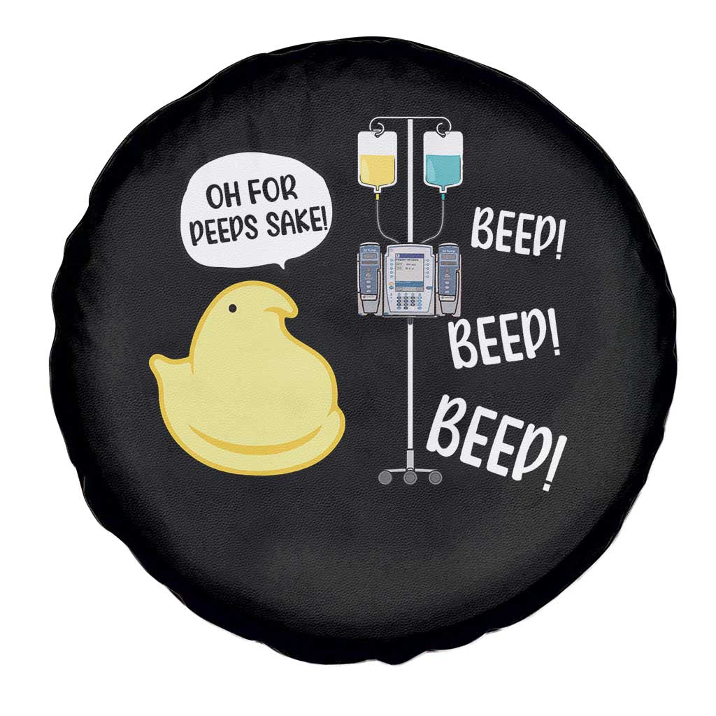 Bunny Nurse Spare Tire Cover Funny Peep Nursing Easter Nurse Gift - Wonder Print Shop