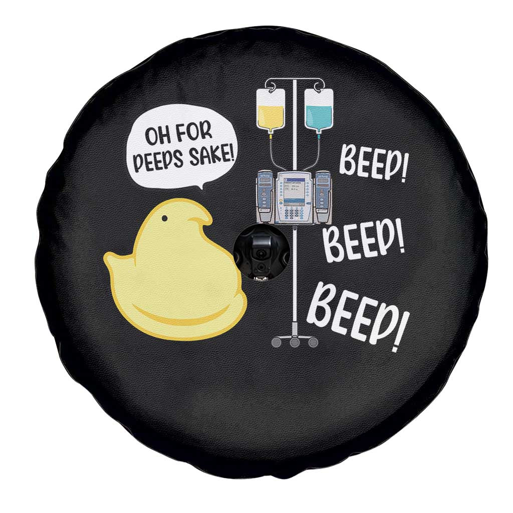 Bunny Nurse Spare Tire Cover Funny Peep Nursing Easter Nurse Gift - Wonder Print Shop