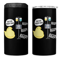 Bunny Nurse 4 in 1 Can Cooler Tumbler Funny Peep Nursing Easter Nurse Gift - Wonder Print Shop