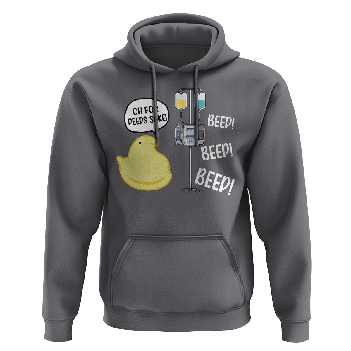 Bunny Nurse Hoodie Funny Peep Nursing Easter Nurse Gift - Wonder Print Shop