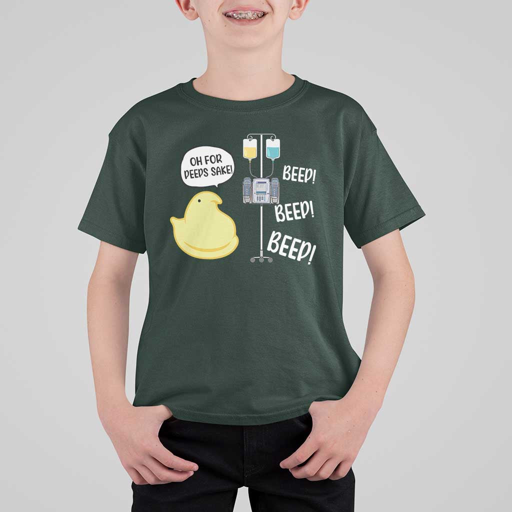 Bunny Nurse T Shirt For Kid Funny Peep Nursing Easter Nurse Gift - Wonder Print Shop