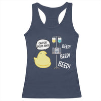Bunny Nurse Racerback Tank Top Funny Peep Nursing Easter Nurse Gift - Wonder Print Shop
