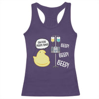 Bunny Nurse Racerback Tank Top Funny Peep Nursing Easter Nurse Gift - Wonder Print Shop