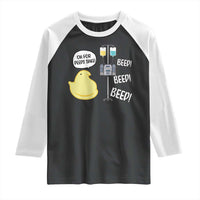 Bunny Nurse Raglan Shirt Funny Peep Nursing Easter Nurse Gift - Wonder Print Shop