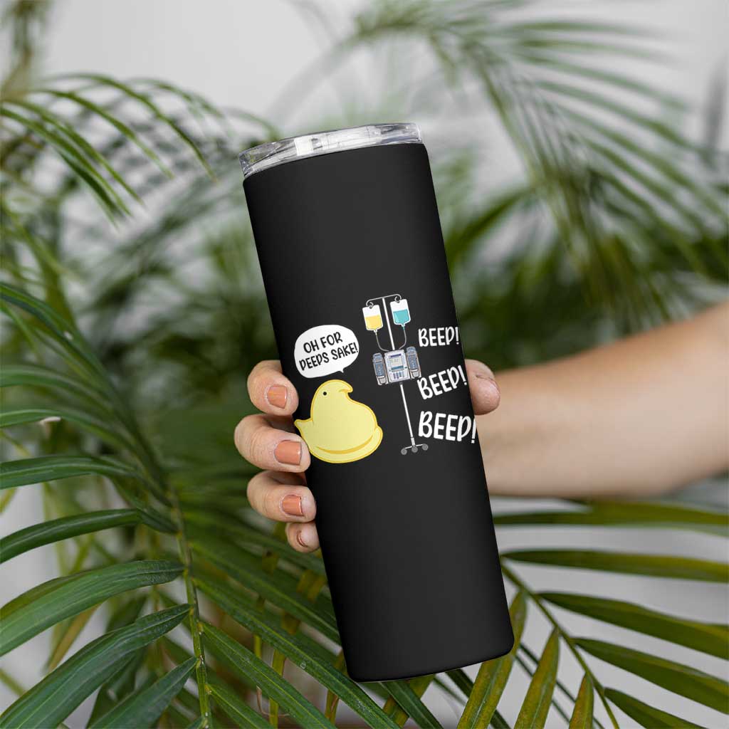 Bunny Nurse Skinny Tumbler Funny Peep Nursing Easter Nurse Gift - Wonder Print Shop