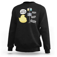 Bunny Nurse Sweatshirt Funny Peep Nursing Easter Nurse Gift - Wonder Print Shop