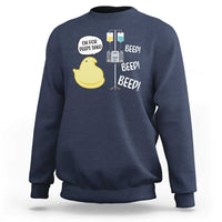 Bunny Nurse Sweatshirt Funny Peep Nursing Easter Nurse Gift - Wonder Print Shop