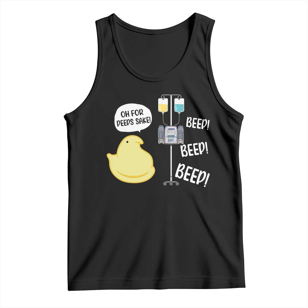 Bunny Nurse Tank Top Funny Peep Nursing Easter Nurse Gift - Wonder Print Shop