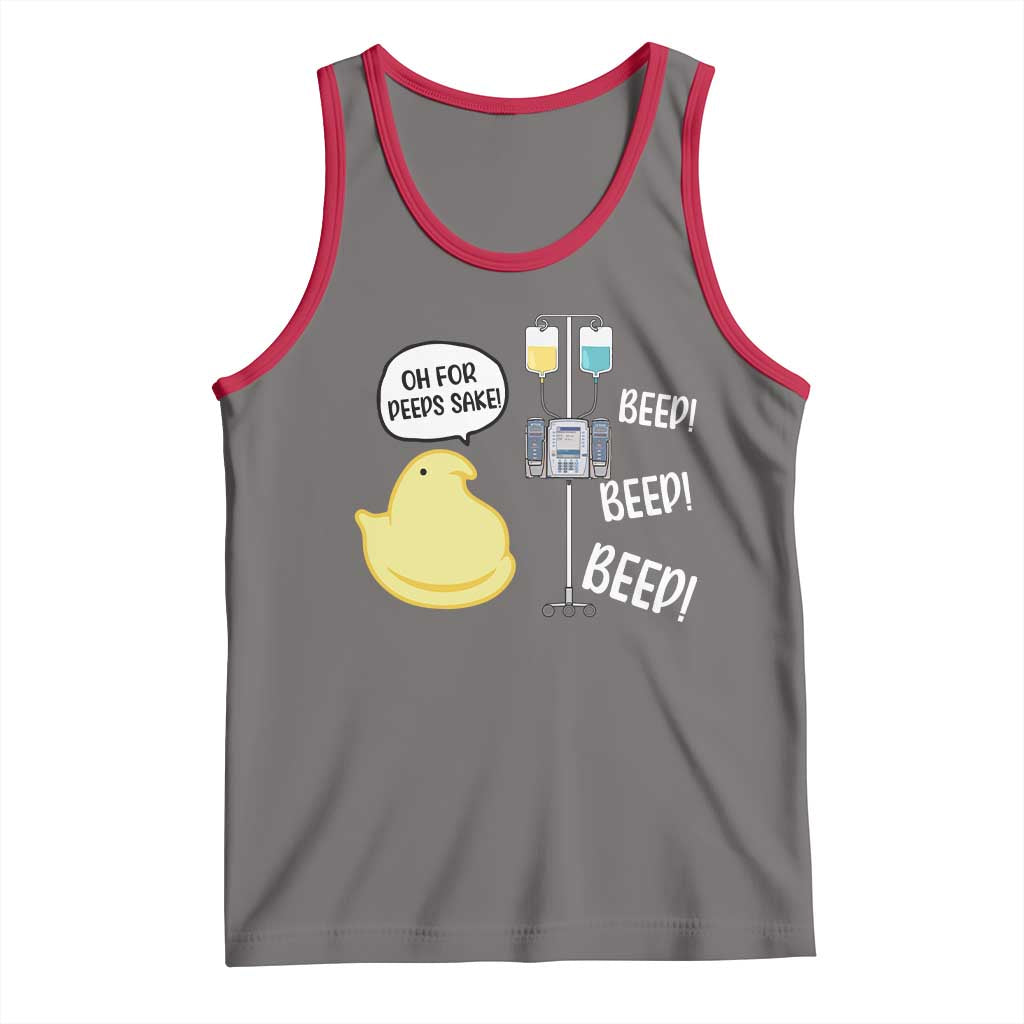 Bunny Nurse Tank Top Funny Peep Nursing Easter Nurse Gift - Wonder Print Shop