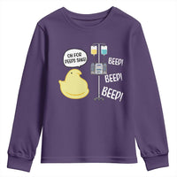 Bunny Nurse Youth Sweatshirt Funny Peep Nursing Easter Nurse Gift - Wonder Print Shop