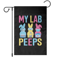 Easter Lab Tech Garden Flag Cute Bunny My Lab Peeps - Wonder Print Shop