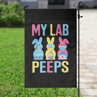 Easter Lab Tech Garden Flag Cute Bunny My Lab Peeps - Wonder Print Shop