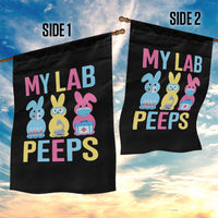 Easter Lab Tech Garden Flag Cute Bunny My Lab Peeps - Wonder Print Shop