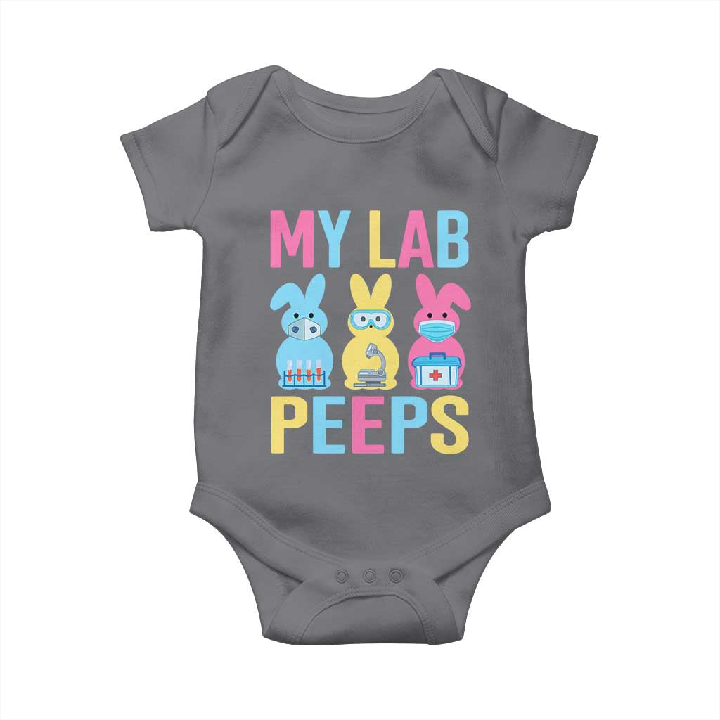 Easter Lab Tech Baby Onesie Cute Bunny My Lab Peeps - Wonder Print Shop