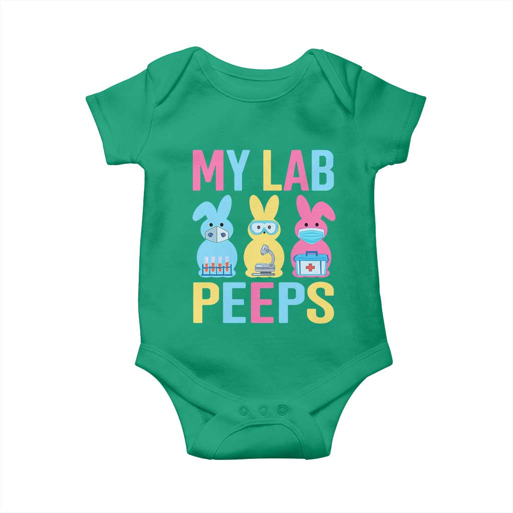 Easter Lab Tech Baby Onesie Cute Bunny My Lab Peeps - Wonder Print Shop