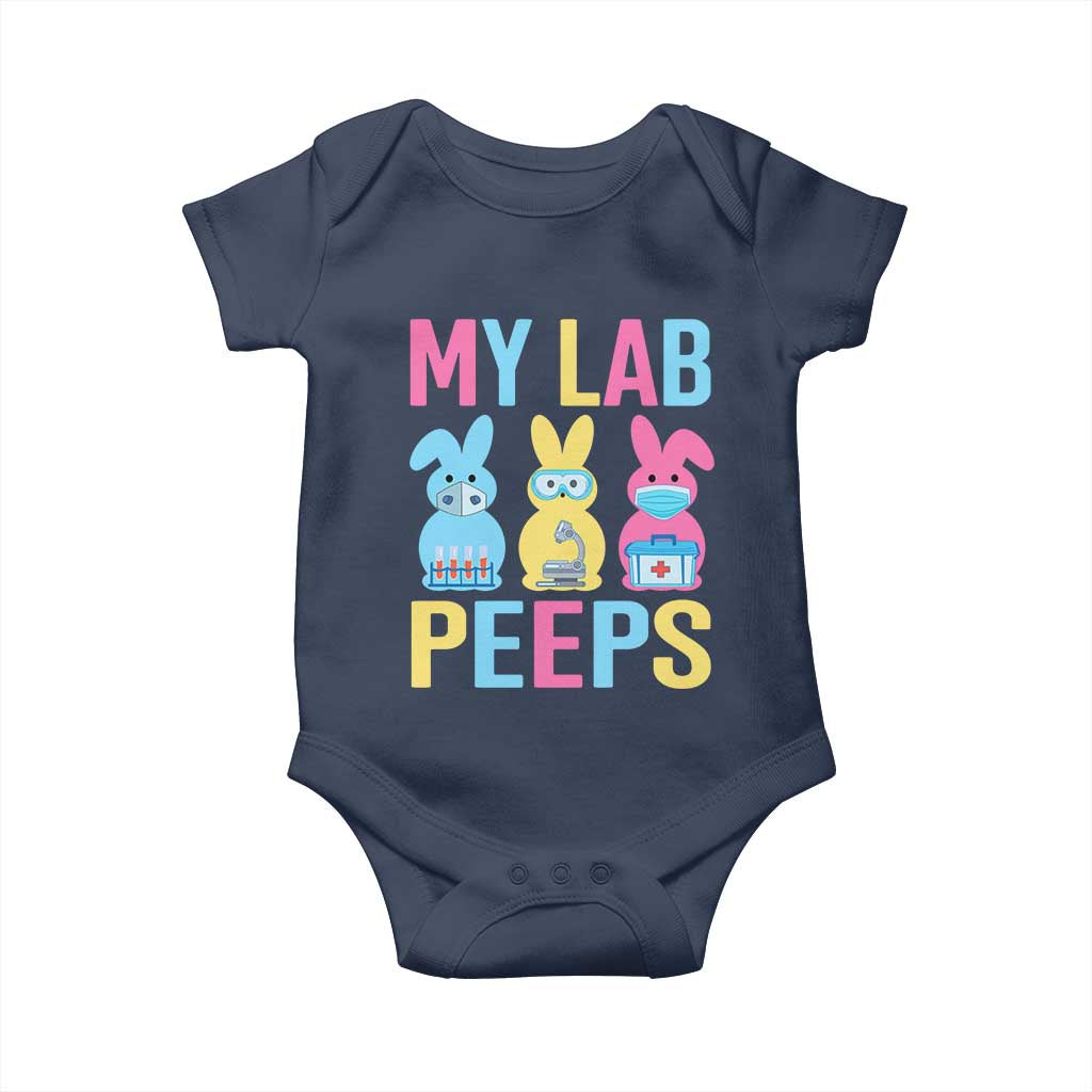 Easter Lab Tech Baby Onesie Cute Bunny My Lab Peeps - Wonder Print Shop