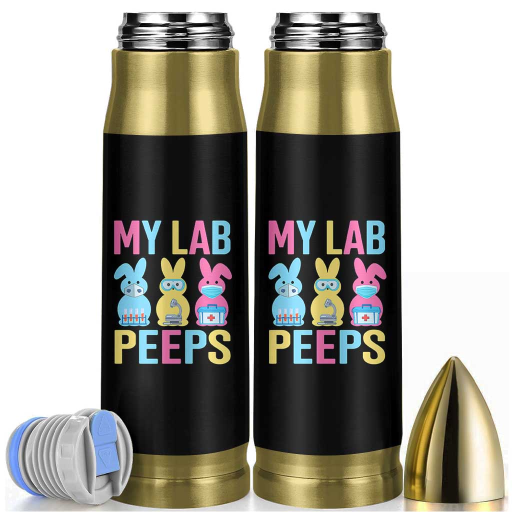 Easter Lab Tech Bullet Tumbler Cute Bunny My Lab Peeps - Wonder Print Shop