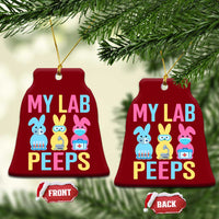 Easter Lab Tech Ceramic Ornament Cute Bunny My Lab Peeps - Wonder Print Shop