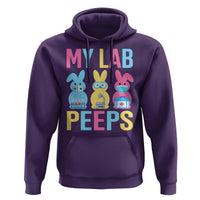 Easter Lab Tech Hoodie Cute Bunny My Lab Peeps - Wonder Print Shop