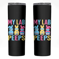 Easter Lab Tech Skinny Tumbler Cute Bunny My Lab Peeps - Wonder Print Shop